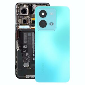 For vivo V25 Original Battery Back Cover with Camera Lens Cover(Blue)