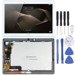 Original LCD Screen For Huawei MediaPad M2 10.0 M2-A01W/M2-A01L Digitizer Full Assembly With Frame(White)