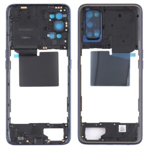 For OPPO Realme 7 Pro Middle Frame Bezel Plate (Blue)