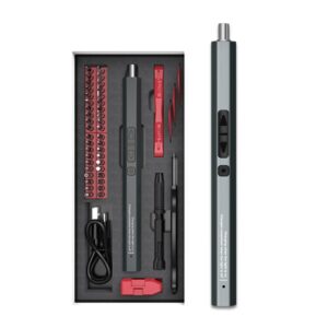 51 In 1 Rechargeable Mini Electric Screwdriver Set With 3LED Lighting(Red)