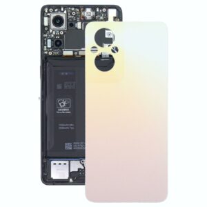 For OPPO Reno8 Z 5G Original Battery Back Cover(Gold)