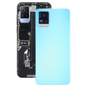 For vivo V20 Original Battery Back Cover with Camera Lens Cover(Pink Blue)