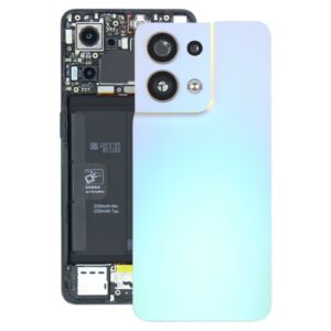 For OPPO Find X5 Lite Original Battery Back Cover with Camera Lens Cover(Blue)