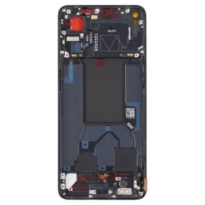 For OPPO Reno7 Pro 5G Front Housing LCD Frame Bezel Plate (Black)