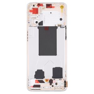 For OPPO Reno7 Pro 5G Front Housing LCD Frame Bezel Plate (Gold)