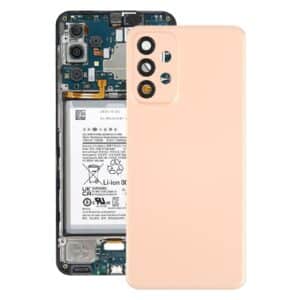 For Samsung Galaxy A23 5G SM-A236A Original Battery Back Cover with Camera Lens Cover(Pink)