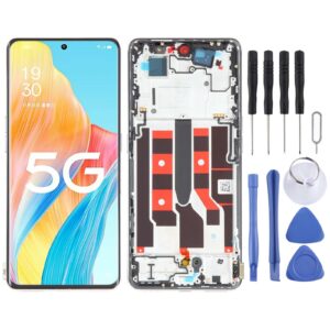 Original LCD Screen For OPPO A1 Pro Digitizer Full Assembly with Frame (Gold)