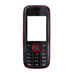 For Nokia 5130XM Full Housing Cover(Red with Hebrew Keypad)