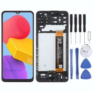 Original LCD Screen For Samsung Galaxy M13 SM-M135F Digitizer Full Assembly with Frame