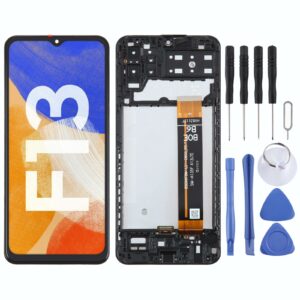 Original LCD Screen For Samsung Galaxy F13 SM-E135F Digitizer Full Assembly with Frame