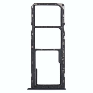 For Samsung Galaxy A22 5G SM-A226B Original SIM Card Tray + SIM Card Tray + Micro SD Card Tray (Black)