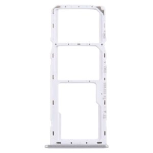 For Samsung Galaxy A22 5G SM-A226B Original SIM Card Tray + SIM Card Tray + Micro SD Card Tray (Silver)