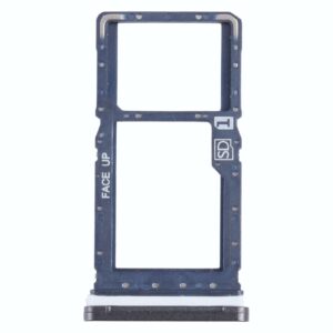 For Motorola Moto G Play 2021 SIM Card Tray + Micro SD Card Tray (Black)