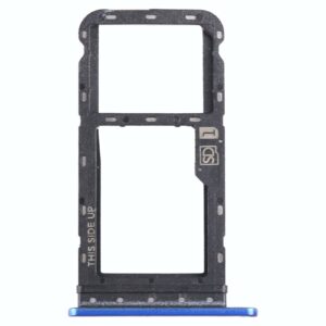 For Motorola Moto G Power 2021 SIM Card Tray + Micro SD Card Tray (Blue)