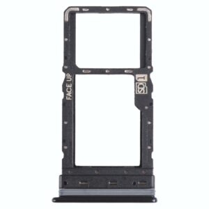For Motorola Moto G Stylus 2021 SIM Card Tray + Micro SD Card Tray (Black)