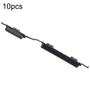 For Samsung Galaxy M01 Core SM-M013 10pcs Power Button + Volume Control Button(Black)