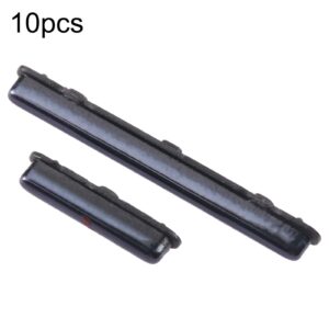 For Samsung Galaxy A31 SM-A315 10pcs Power Button + Volume Control Button(Black)