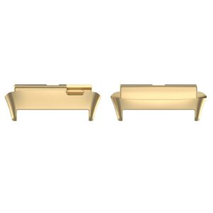For Redmi Watch 3 Lite / Watch 3 Active 1 Pair Metal Watch Band Connector(Gold)