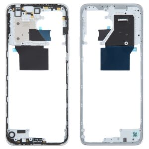 For Xiaomi Redmi 12 4G Original Front Housing LCD Frame Bezel Plate (Silver)