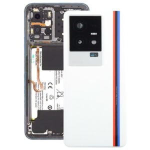 For vivo iQOO 11 Original Battery Back Cover with Camera Lens Cover(White)