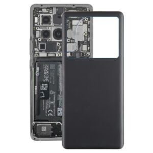 For vivo X80 OEM Glass Material Battery Back Cover(Black)