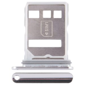 For Huawei P60 SIM + NM Card Tray (Silver)