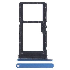 For Honor X7a SIM + SIM / Micro SD Card Tray (Blue)