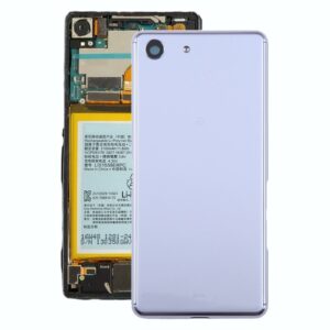 For Sony Xperia Ace Original Battery Back Cover with Camera Lens Cover(Purple)
