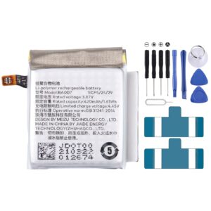 For MEIZU Watch M007W  Battery Replacement BA007 420mAh