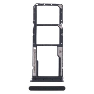 For Xiaomi Redmi 13C SIM Card Tray + SIM Card Tray + Micro SD Card Tray (Black)