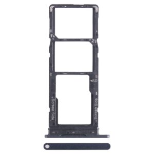For Tecno Spark Go 2023 BF7n SIM Card Tray + SIM Card Tray + Micro SD Card Tray (Black)