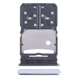 For Tecno Camon 20 SIM Card Tray + Micro SD Card Tray (Silver)