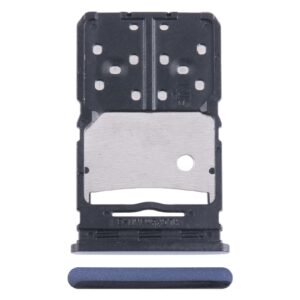 For Tecno Camon 20 Pro 5G CK6 SIM Card Tray + Micro SD Card Tray (Blue)