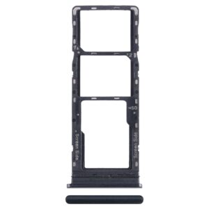 For Infinix Note 8i X683 SIM Card Tray + SIM Card Tray + Micro SD Card Tray (Black)