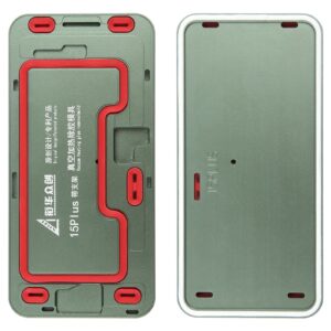 For iPhone 15 Plus LCD Screen Frame Vacuum Heating Glue Removal Mold with Holder