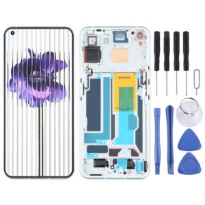 For Nothing Phone1 A063 LCD Screen Digitizer Full Assembly with Frame (Silver)