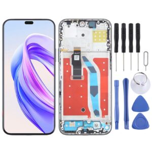For Honor X50i+ Original LCD Screen Digitizer Full Assembly with Frame (Black)