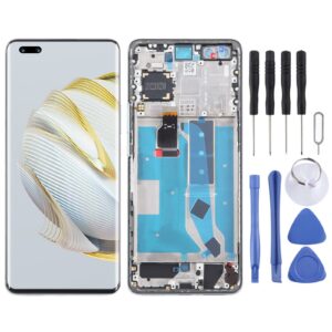 For Huawei Nova 10 Pro Original LCD Screen Digitizer Full Assembly with Frame (Silver)