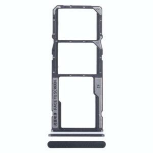 For Xiaomi Redmi Note 12 4G SIM Card Tray + SIM Card Tray + Micro SD Card Tray (Black)