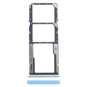 For Xiaomi Redmi Note 12 4G SIM Card Tray + SIM Card Tray + Micro SD Card Tray (Blue)