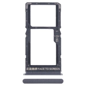 For Xiaomi Redmi Note 12 5G SIM Card Tray + SIM / Micro SD Card Tray (Black)