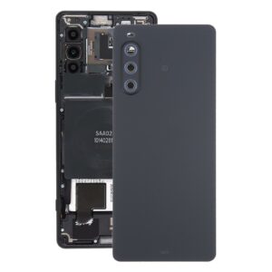 For Sony Xperia 10 V Original Battery Back Cover with Camera Lens Cover(Black)