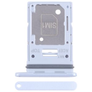 For Samsung Galaxy A35 SM-A356B Original SIM Card Tray + SIM / Micro SD Card Tray (Silver)