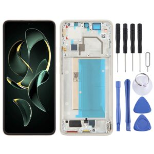 For Xiaomi Redmi K60 Ultra Original AMOLED Material LCD Screen Digitizer Full Assembly with Frame (Gold)