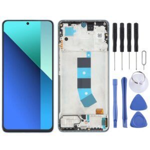 For Xiaomi Redmi Note 13 4G Original AMOLED Material LCD Screen Digitizer Full Assembly with Frame (Blue)