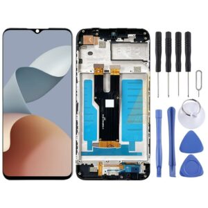 For ZTE Blade A73 4G 7060 LCD Screen Digitizer Full Assembly with Frame