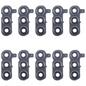 For Samsung Galaxy S24+ SM-S926B 10pcs Original Rear Camera Lens Cover(Silver)