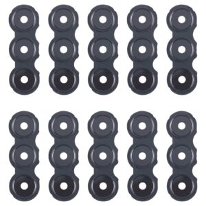 For Samsung Galaxy A05s SM-A057F 10pcs Original Rear Camera Lens Cover(Black)