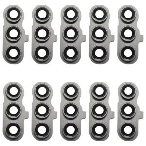 For Samsung Galaxy S23 FE SM-S711B 10pcs Original Rear Camera Lens Cover(Black)