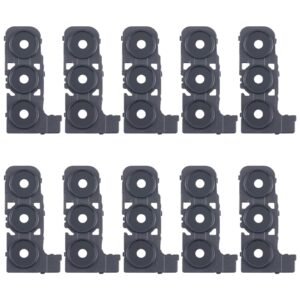 For Samsung Galaxy A25 SM-A256B 10pcs Original Rear Camera Lens Cover(Black)